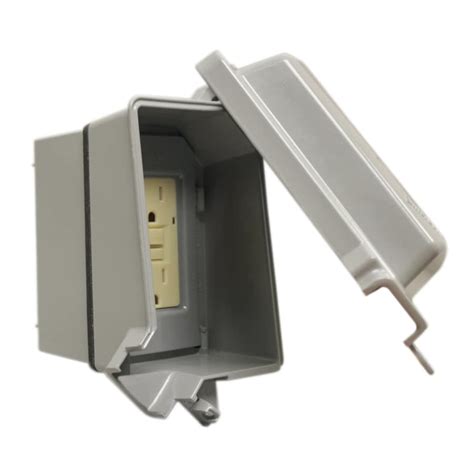 all weather metal outlet box ok outside|weatherproof electrical receptacles.